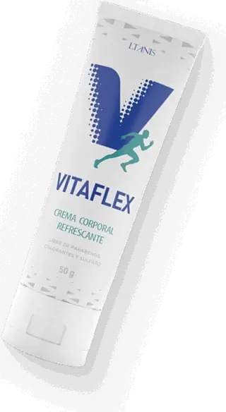 Tubo de crema corporal refrescante Vitaflex de 50 g